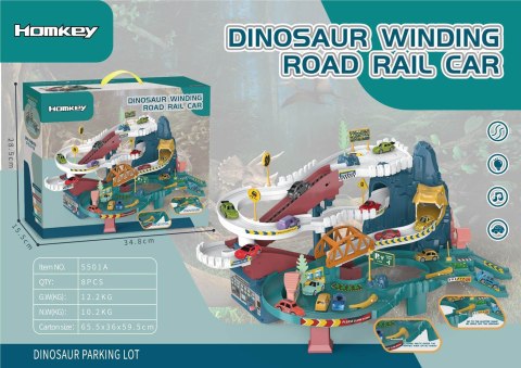 MEGA Wielofunkcyjny Parking DINO + Akcesoria