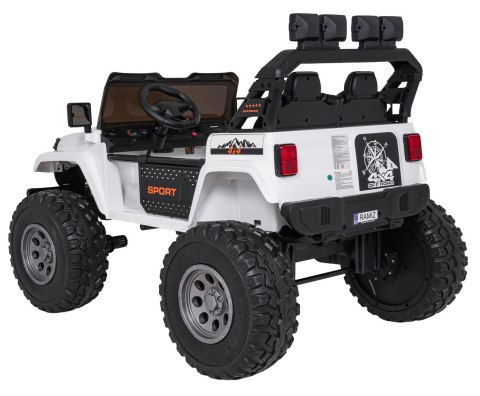 960W 24V jeep auto na akumulator Extreme Sport 4x4  Biały