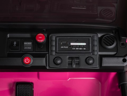 960W 24V jeep auto na akumulator Extreme Sport 4x4  Różowy