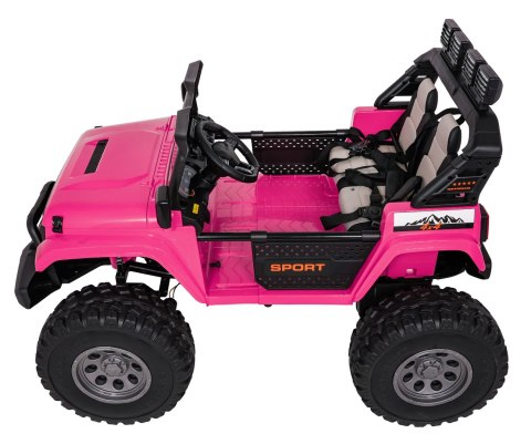 960W 24V jeep auto na akumulator Extreme Sport 4x4  Różowy
