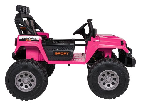 960W 24V jeep auto na akumulator Extreme Sport 4x4  Różowy