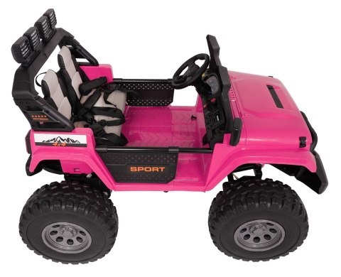 960W 24V jeep auto na akumulator Extreme Sport 4x4  Różowy