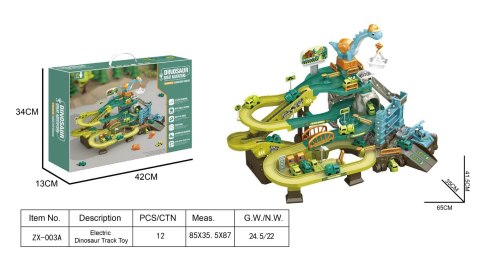Wielofunkcyjny Parking Dino + Akcesoria
