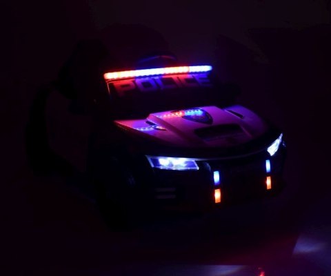 SAMOCHÓD POLICYJNY PROTECT NA AKUMULATOR, MEGAFON, KOGUTY, JAKOSĆ/XMX-629