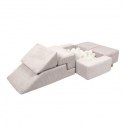 Aesthetic sofa bricks ecru