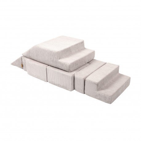 Aesthetic sofa bricks ecru