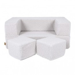 Bearly cube sofa biała