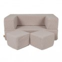 Bearly cube sofa jasnoszara
