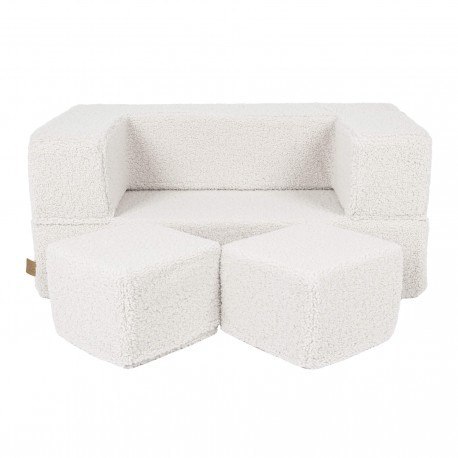 Bearly cube sofa kremowa