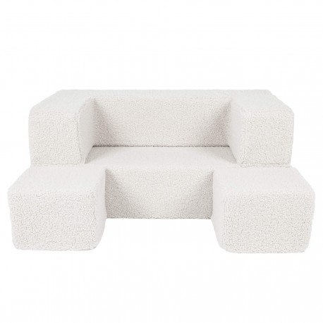 Bearly cube sofa kremowa