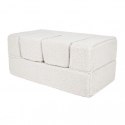 Bearly cube sofa kremowa