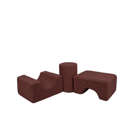 Bearly shape set 3-elementowy brązowy