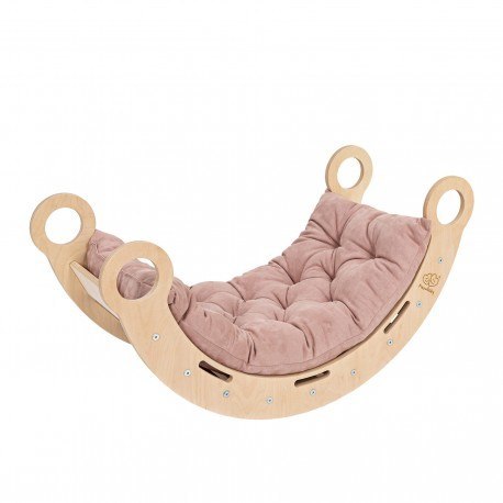 Medium dream rocker naturalne drewno & zjeżdżalnia