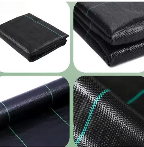 Agrotkanina czarna 1,1x100m UV 135g antychwastowa agrowłóknina + kotwy