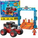 Hot Wheels Monster truck kaskaderskie klocki 151ele auto + rampa