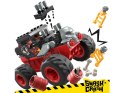 Hot Wheels Monster truck kaskaderskie klocki 151ele auto + rampa