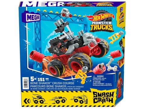 Hot Wheels Monster truck kaskaderskie klocki 151ele auto + rampa