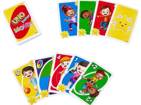 Karty do gry UNO Junior Move Gra karciana dla dzieci GR076