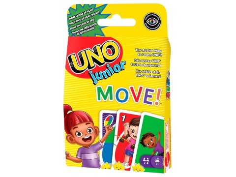 Karty do gry UNO Junior Move Gra karciana dla dzieci GR076