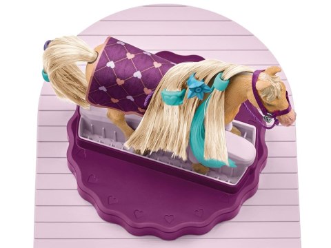 Schleich obrotowa stacja do pielęgnacji koni Sofia koń figurka akc