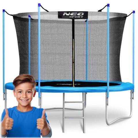Trampolina ogrodowa 10ft/312cm z siatką wewnętrzną i drabinką Neo- 