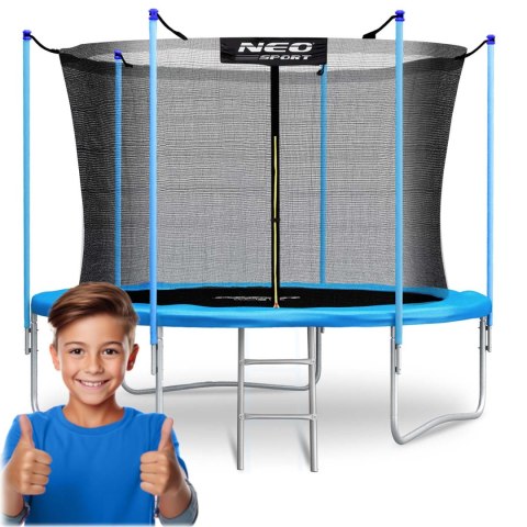 Trampolina ogrodowa 6ft/183cm z siatką wewnętrzną i drabinką Neo- 