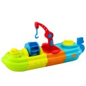 Zabawka Do Kąpieli Statek Łódź Kolorowa Dźwig Hak Kaczuszka Żółw
