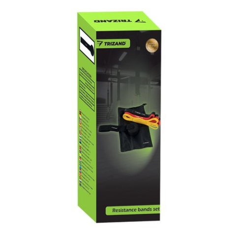 Zestaw gum do ćwiczeń - 3szt. Trizand 25879