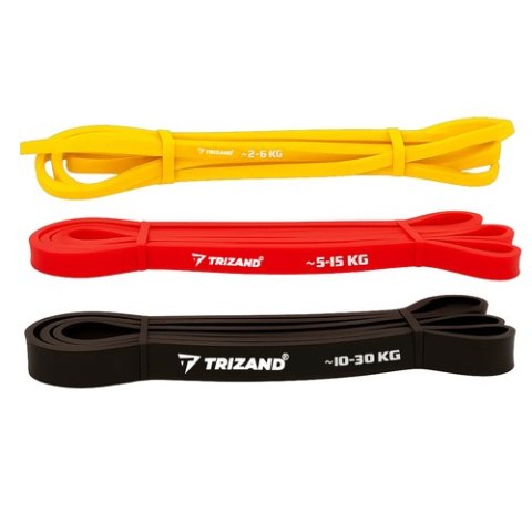 Zestaw gum do ćwiczeń - 3szt. Trizand 25879