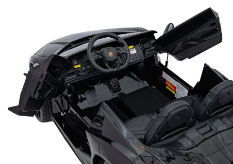 4x200W 2osobowy Auto na akumulator Lamborghini Revuelto XL Czarny