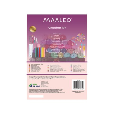 Zestaw do szydełkowania 113el. Maaleo 25885