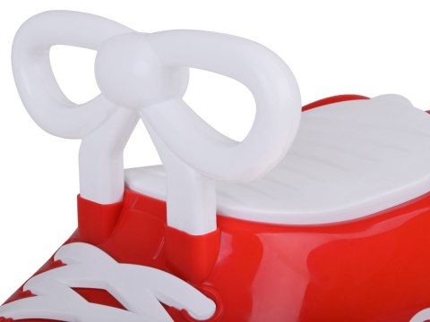 Czerwony TRAMPEK Elo :) - JEŹDZIK but Super-obrotowy + muzyka