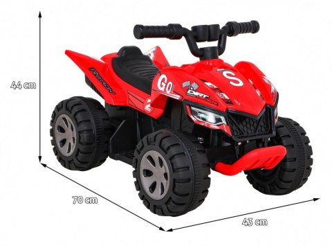 Quad elektryczny na akumulator  THE FASTEST Czerwony