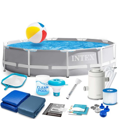 Basen ogrodowy stelażowy 305 x 76 cm 15w1 INTEX 26702