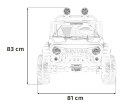2osobowy 800W 4x4 Auto na akumulator 24V buggy PASSION    Różowy