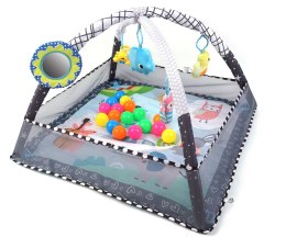 TinyMini JL652-1A Mata edukacyjna 2w1 Kojec z Piłeczkami