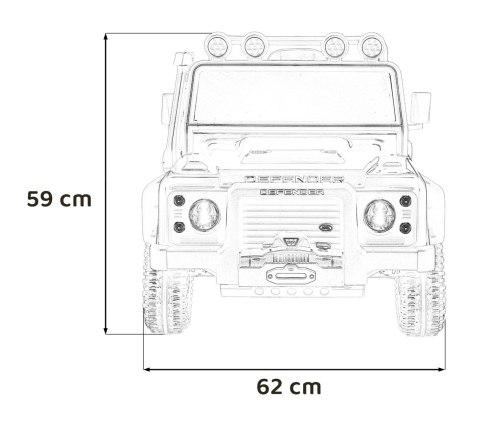 auto na akumulator 24v 2x100w  Land Rover Defender 110 SVX Concept