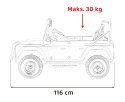 auto na akumulator 24v 2x100w  Land Rover Defender 110 SVX Concept