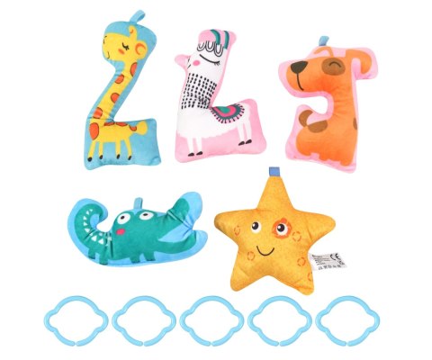 TinyMini JL639-2B Mata edukacyjna 2w1 Kwiat Safari