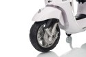 Motor elektryczny na akumulator Skuter Vespa ROMA Biały