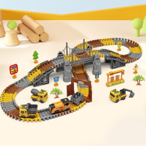 WOOPIE Tor Budowlany Zestaw Konstrukcyjny 174 Elementy