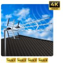 Antena zewnętrzna kierunkowa TV ultra HD 4K Berdsen BD-952