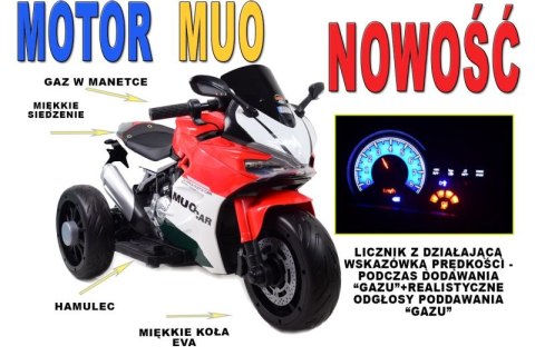 SUPER MOTOR ŚCIGACZ "MUO" - IMITACJA PRAWDZIWEGO LICZNIKA, REALISTYCZNE DŹWIĘKI/959-3