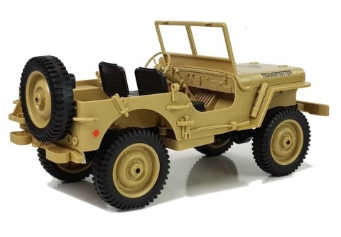 Auto Zdalnie Sterowane 4x4 Jeep 1:10 Żółte 33cm