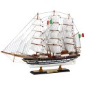 Model Kolekcjonerski Dekoracyjny Statek Żaglowiec Amerigo Vespucci 64x46cm