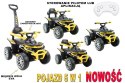QUAD NA AKUMULATOR, JEŹDZIK, ODPYCHACZ, PCHACZ - POJAZD WIELOF. PILOT/APLIKACJA /915