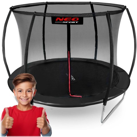 Trampolina ogrodowa profilowana 10ft/312cmz siatką wewnętrzną Neo- 