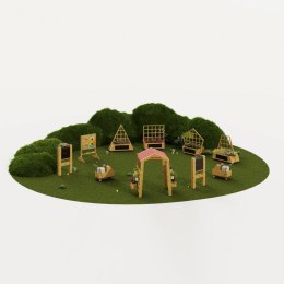 CLASSIC WORLD EDU Drewniana Brama Ogrodowa Pergola Kwietnik