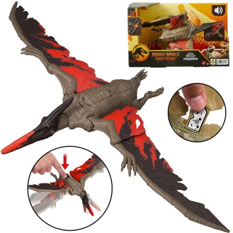 Figurka Dinozaur Pteranodon Jurassic World dźwięk ruchome elementy
