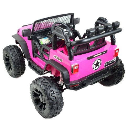 JEEP NA AKUMULATOR BROTHERS , WSPOMAGANIE KIEROWNICY, MIĘKKIE KOŁA, MIĘKKIE SIEDZENIE 24V - 400W/JEEP-JC-666